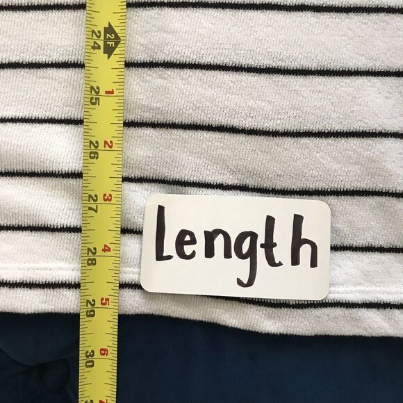 Madewell Club Monaco Bundle of 3 Neutral Striped Beige Tops Linen Cotton Large - Picture 10 of 16